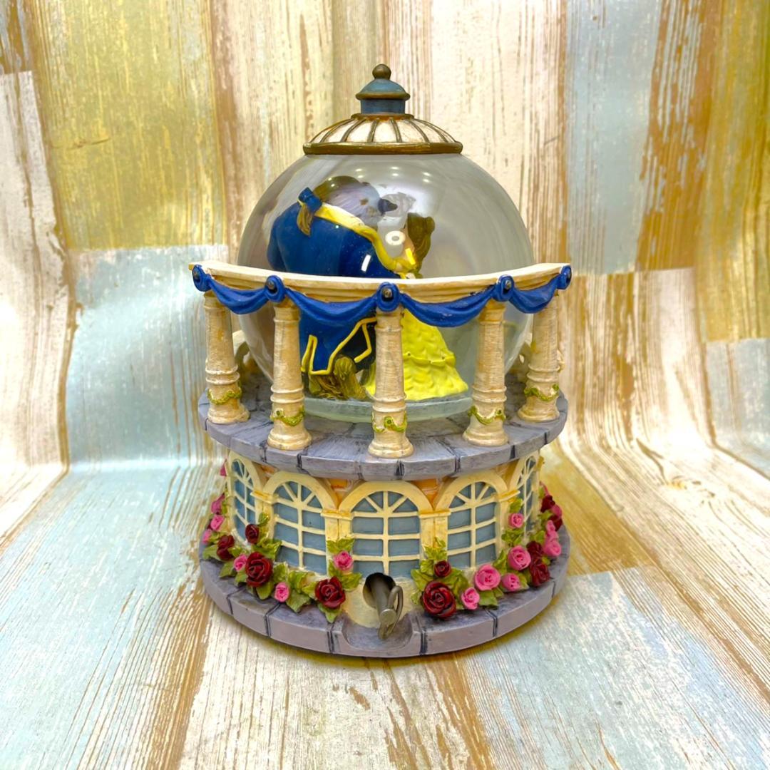 美女と野獣 ベル ルミエール ポット婦人 スノーグローブ フィギュア