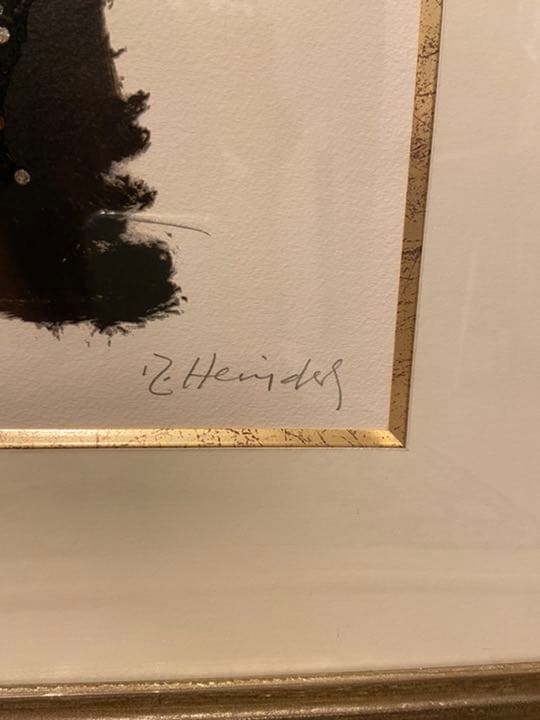 ロバート・ハインデル　グリターガールズ　版画　素描