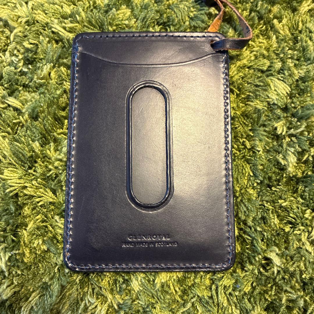 G*H様 グレンロイヤル　ブリーフケース　濃紺　パスケース付き