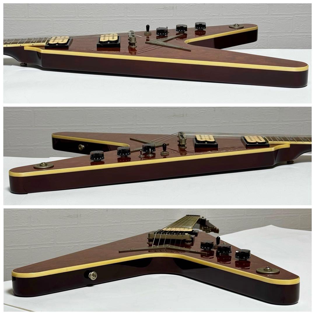 【美品】DEAN V Exotic Bubinga エレキギター フライングV