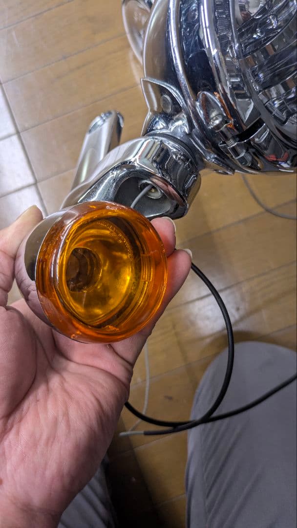 ハーレー純正　補助ライトキット　スイッチバック用　FLD　左右セット