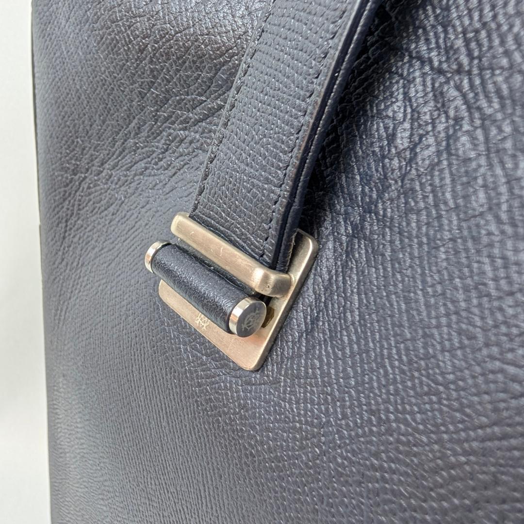 dunhill ダンヒル カドガン スリムドキュメントケース レザー ネイビー