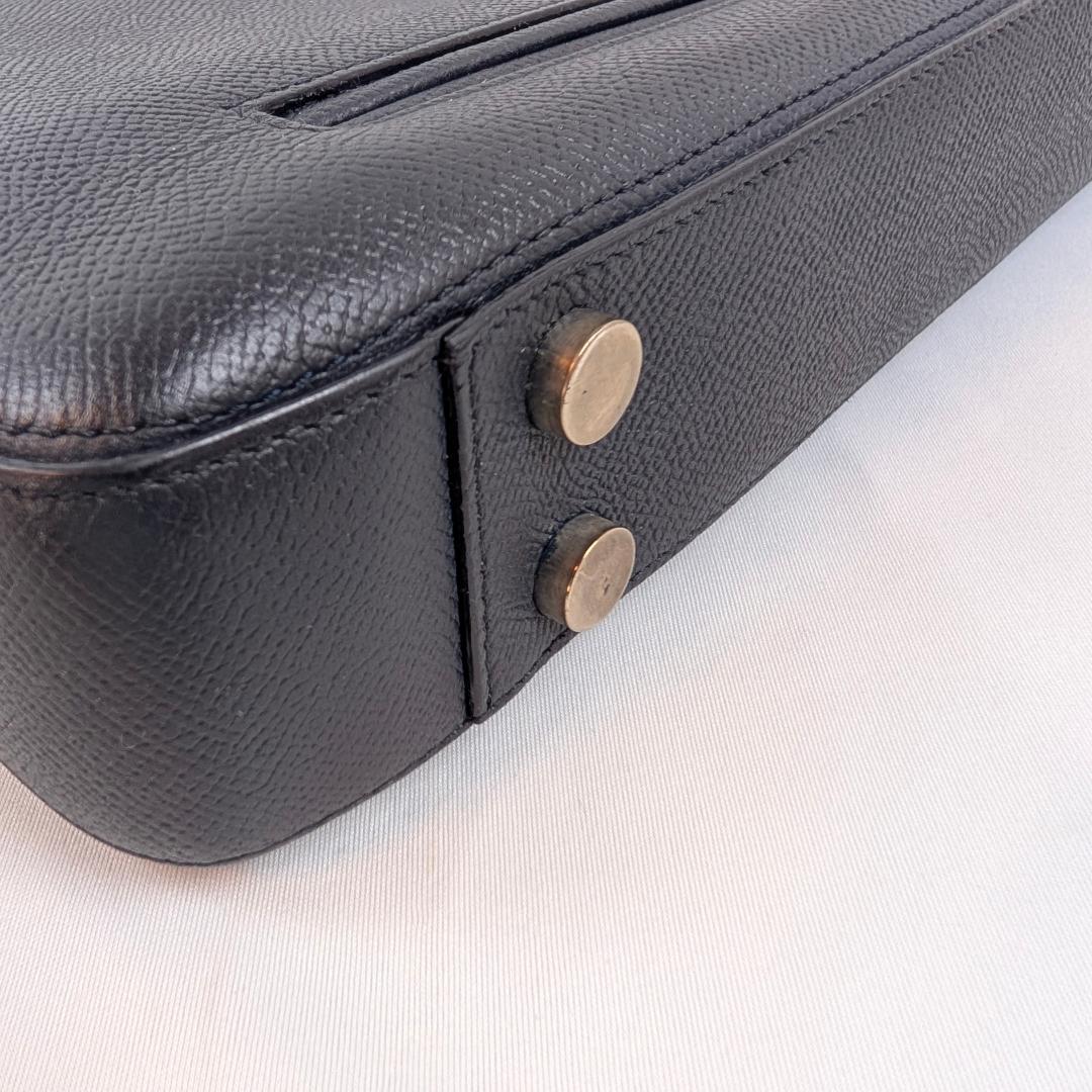 dunhill ダンヒル カドガン スリムドキュメントケース レザー ネイビー