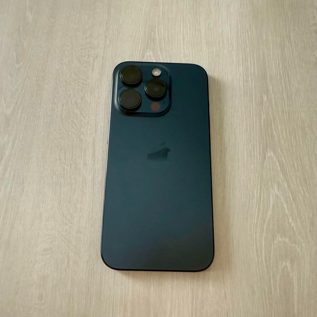 【本体＆箱】Apple iPhone 15 Pro ディープブルー 128GB