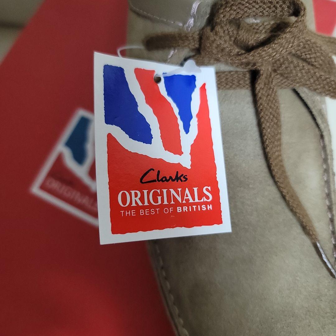 新品未使用タグ付きクラークスClarksワラビーナタリー25.5cm