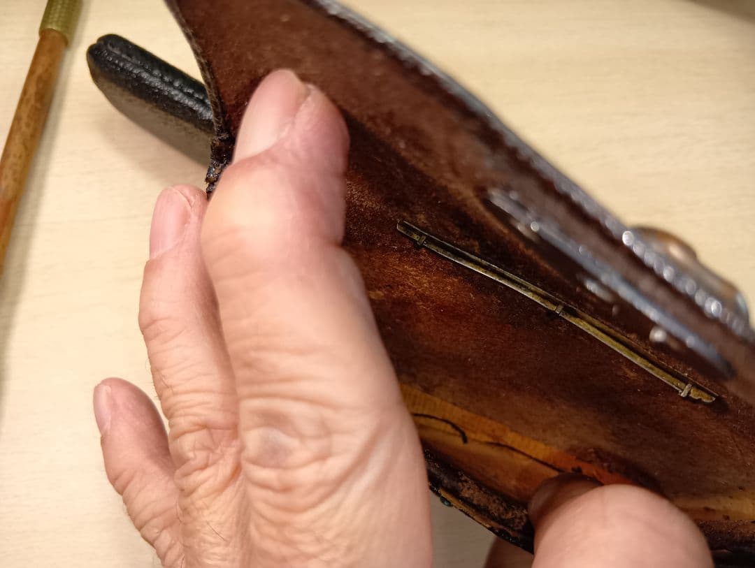 煙草入／猫前金具／美品根付／真鍮煙管