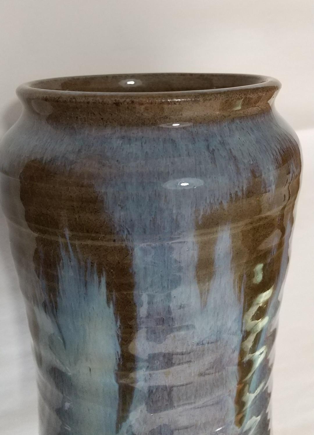 ★希少★ 一勝地焼 花瓶 (第１０代 成田勝人作)