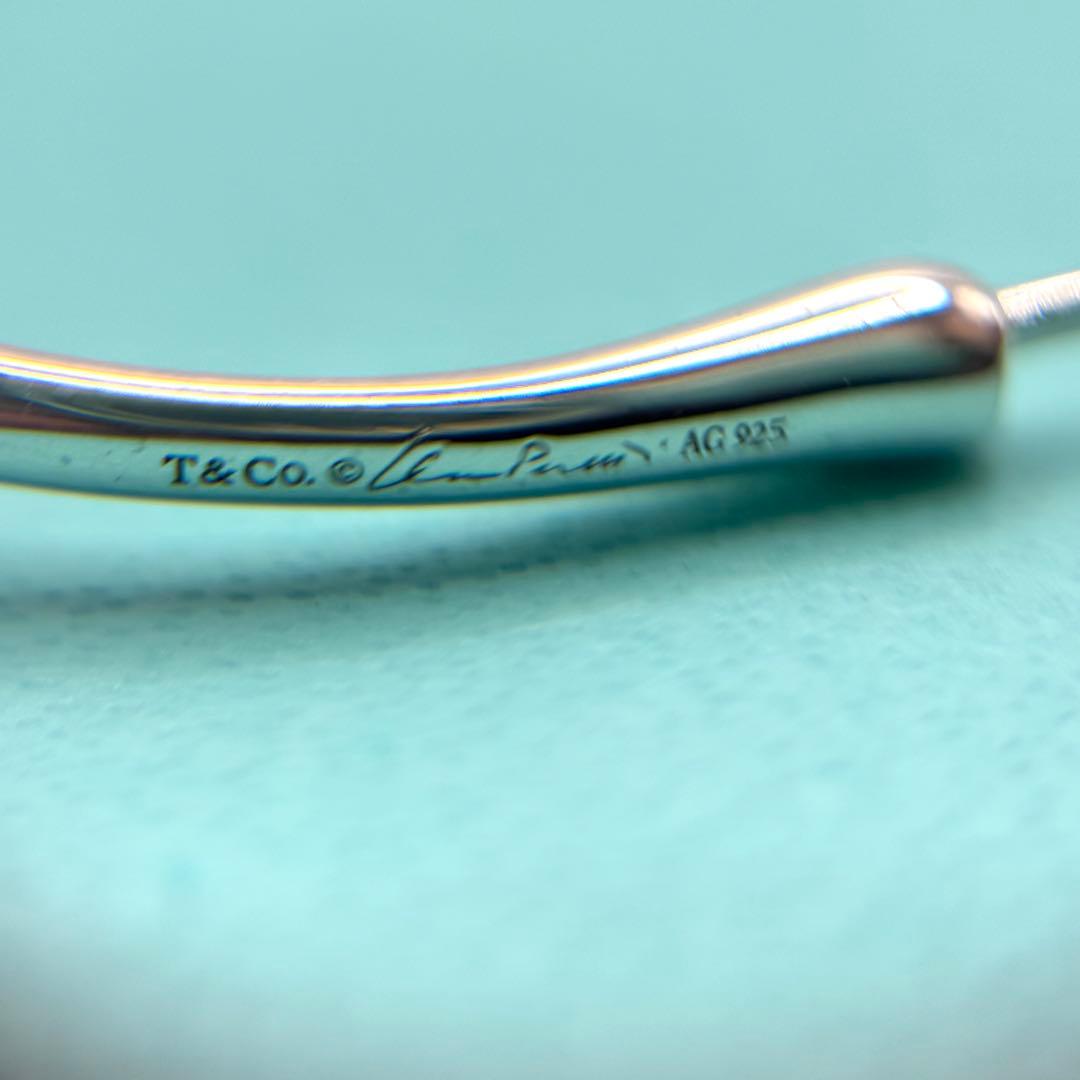 極美品 ティファニー ピアス オープンハート シルバー 925 ミディアム