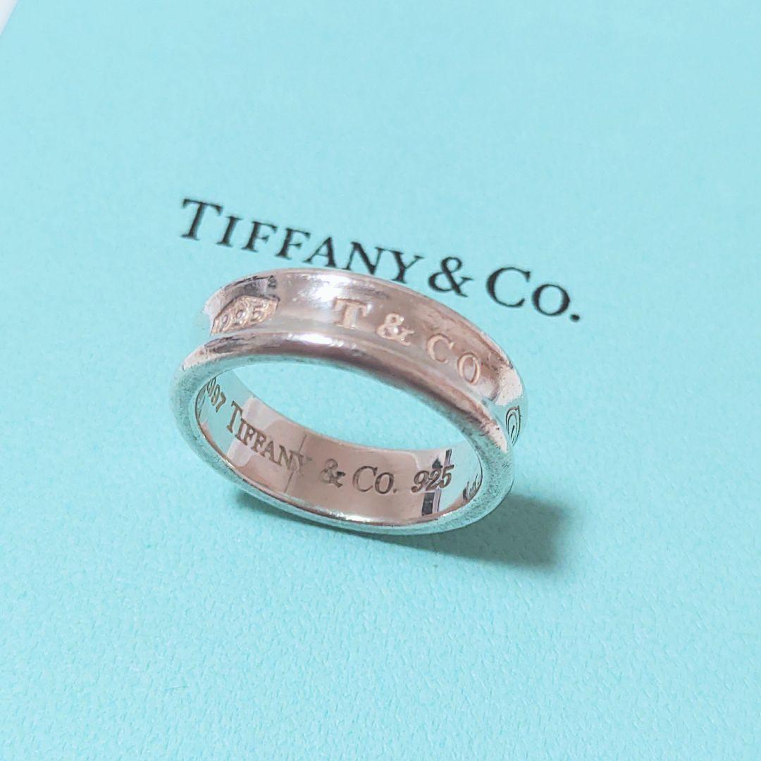 Tiffany ナローリング メンズリング ナローリング 18.5号