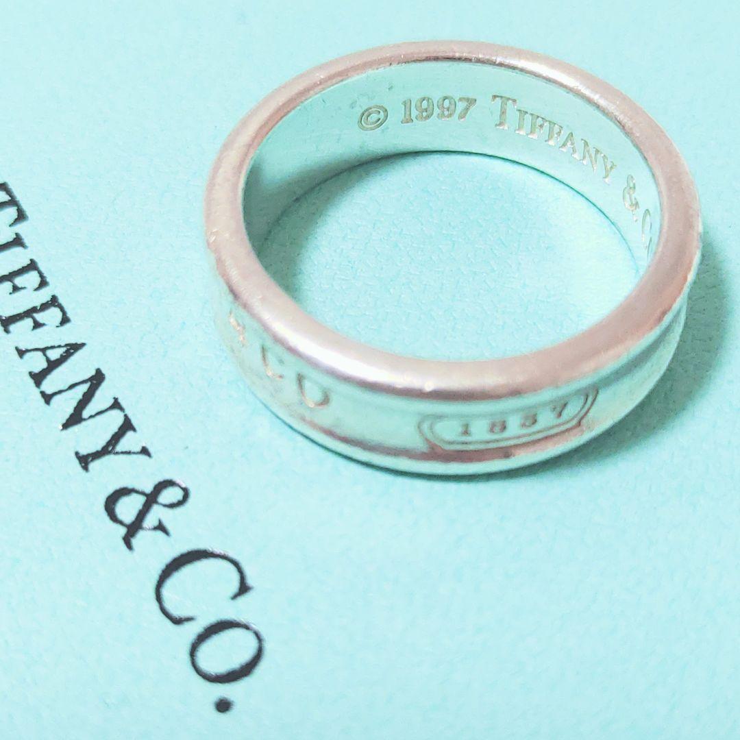 Tiffany ナローリング メンズリング ナローリング 18.5号