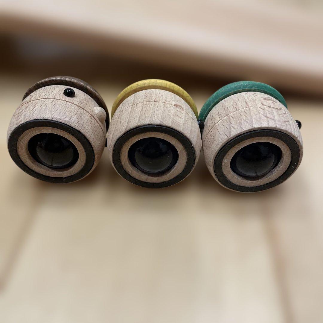 どんぐりころころ　木のおもちゃ　こまむぐ 坂付き