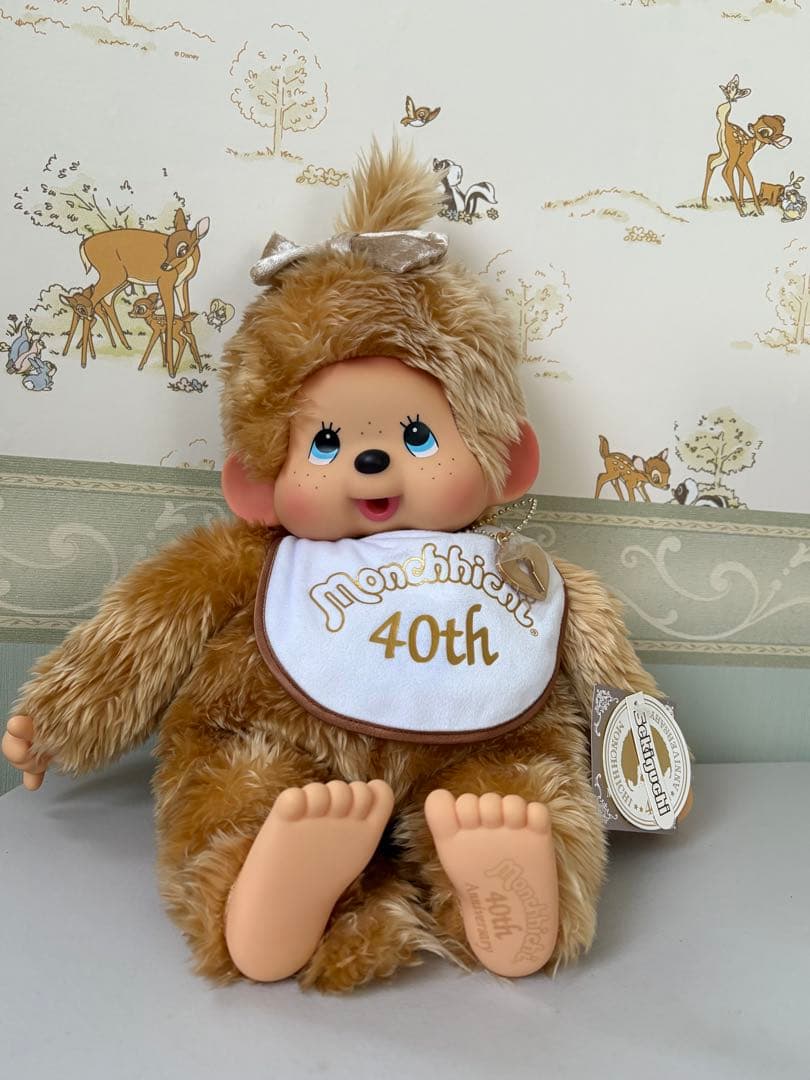 ゴールドモンチッチ　40周年限定タグ付　L セキグチ