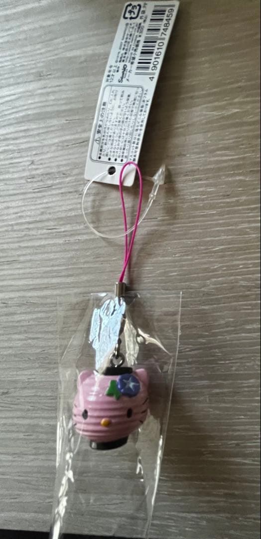 激レア◎コンビニ限定◎夏の縁日・屋台キティ◎根付けストラップ◎全4種セット