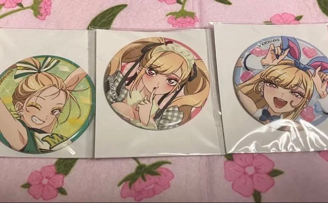 【まとめ売り】着せ恋 キャラバッジコレクション 海夢七変化 3点セット