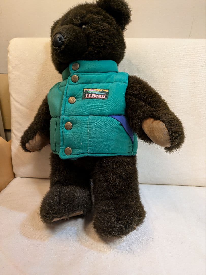 llbean teddy bear コラボ　ぬいぐるみ　ダウンベストベア 90s