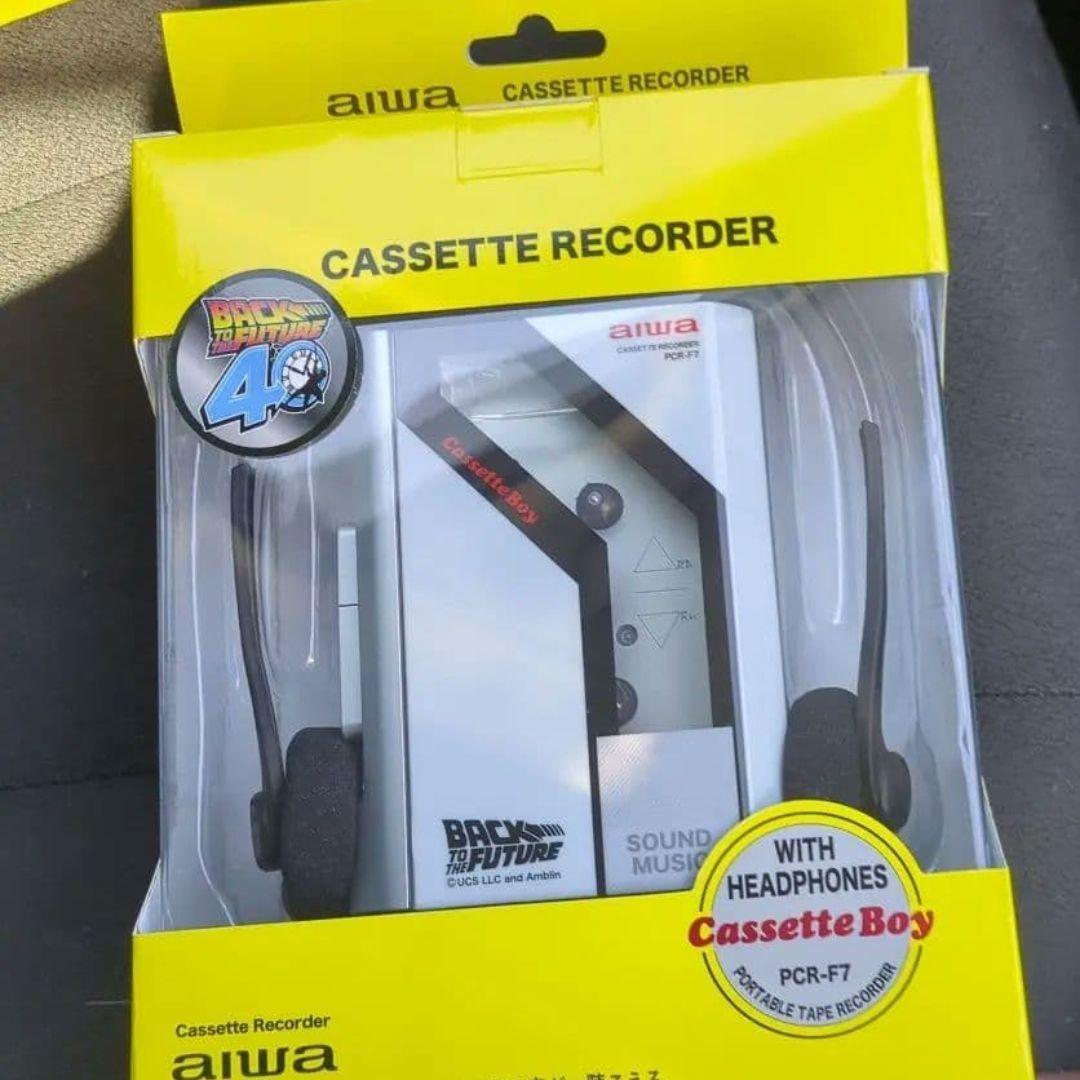 aiwa カセットプレイヤー PCR-F7 バックトゥザフューチャー BTTF