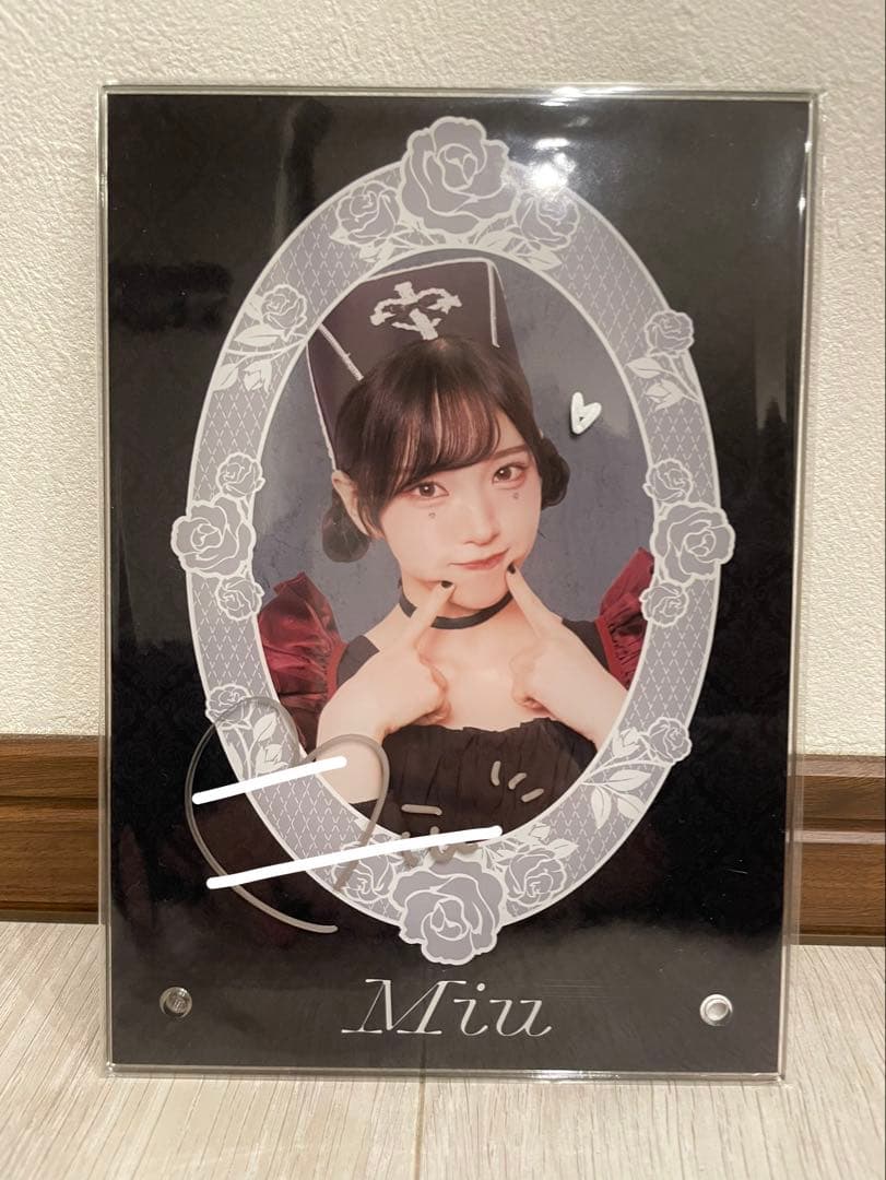 RAFFLE 直筆サイン入りアクリルパネル ファントムシータ 美雨