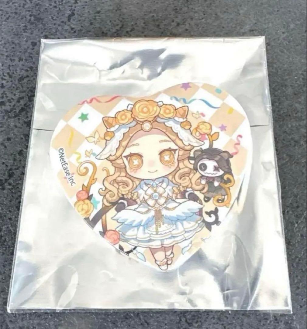 【最終値下げ】 第五人格 スイパラ 4周年 コラボカフェ ハート型缶バッジ 少女