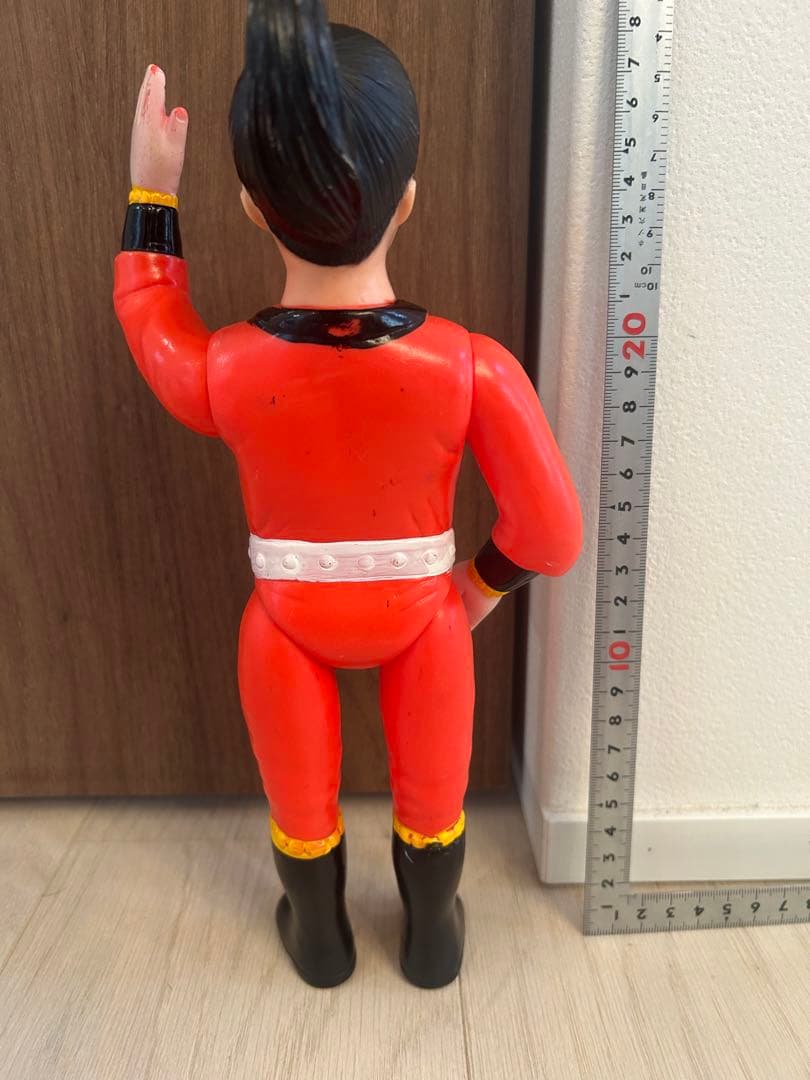 当時物　無版権　パチ　快傑ライオン丸　検）マルサン　ブルマァク　面取れ　ソフビ