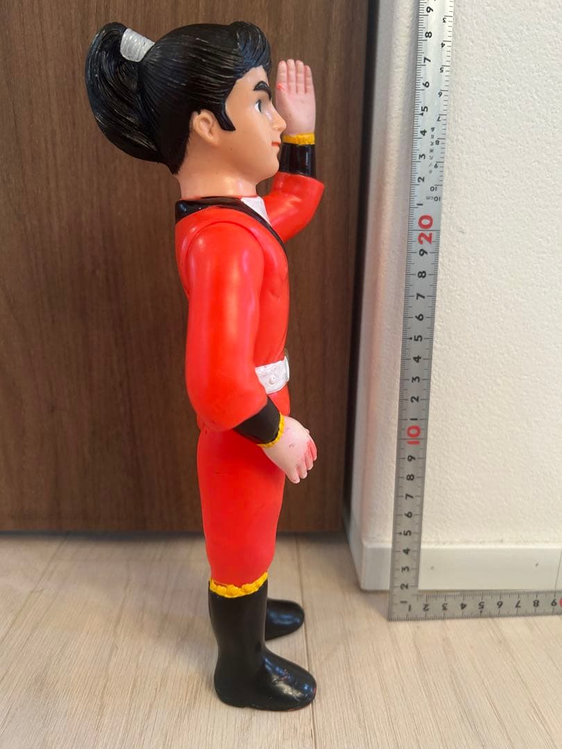 当時物　無版権　パチ　快傑ライオン丸　検）マルサン　ブルマァク　面取れ　ソフビ