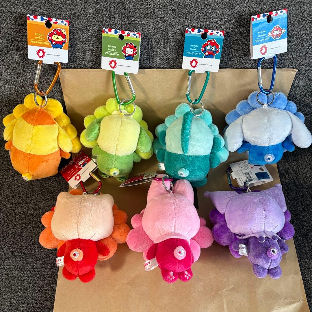 サンリオミャクミャク推しカラー　フルコンプ　EXPO2025ヌイグルミ