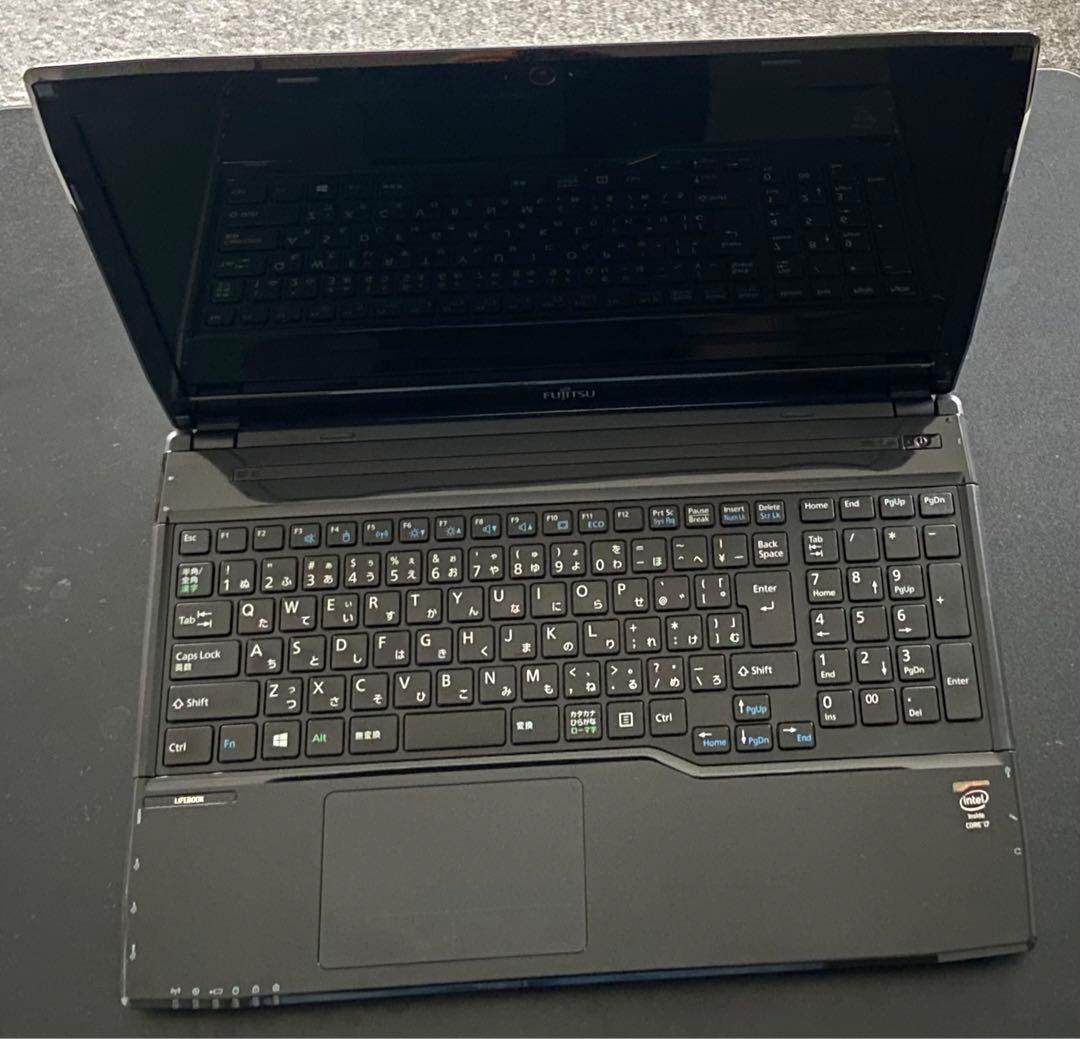 富士通 ノートパソコン windows11 WA1 /S 黒 オフィス付き