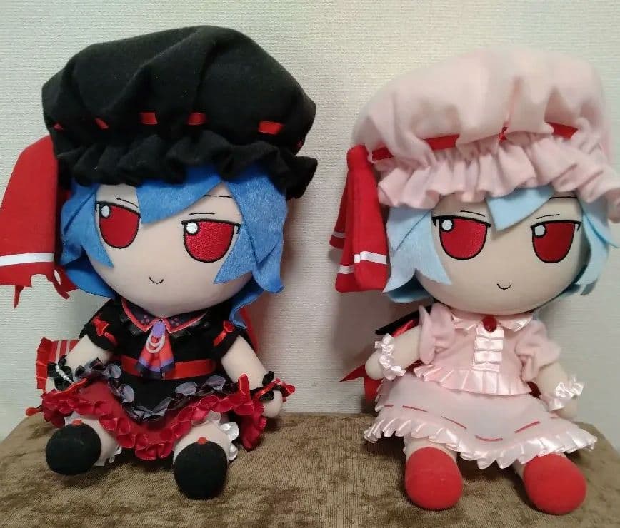 ふもふもぬいぐるみ レミリア・スカーレット ノーマル&ろすとわーどばーじょん2体