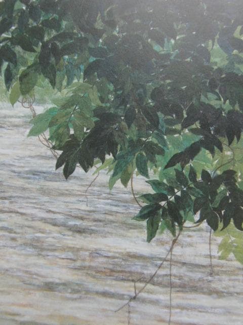 丹羽貴子、【ほとり】、希少な額装用画集より、新品額装付