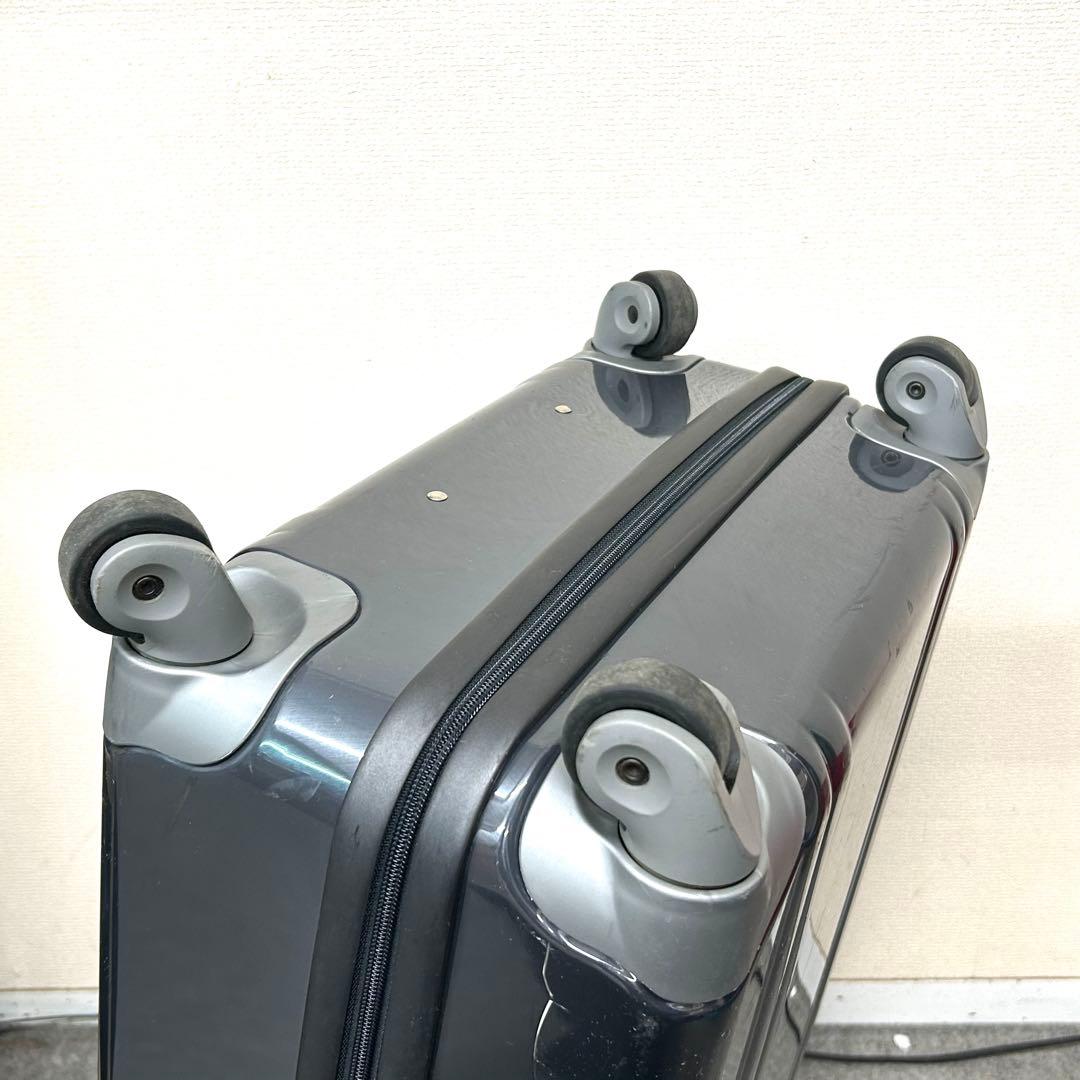 ゼロハリバートン 4輪 キャリーケース グレー系 大容量 傷あり