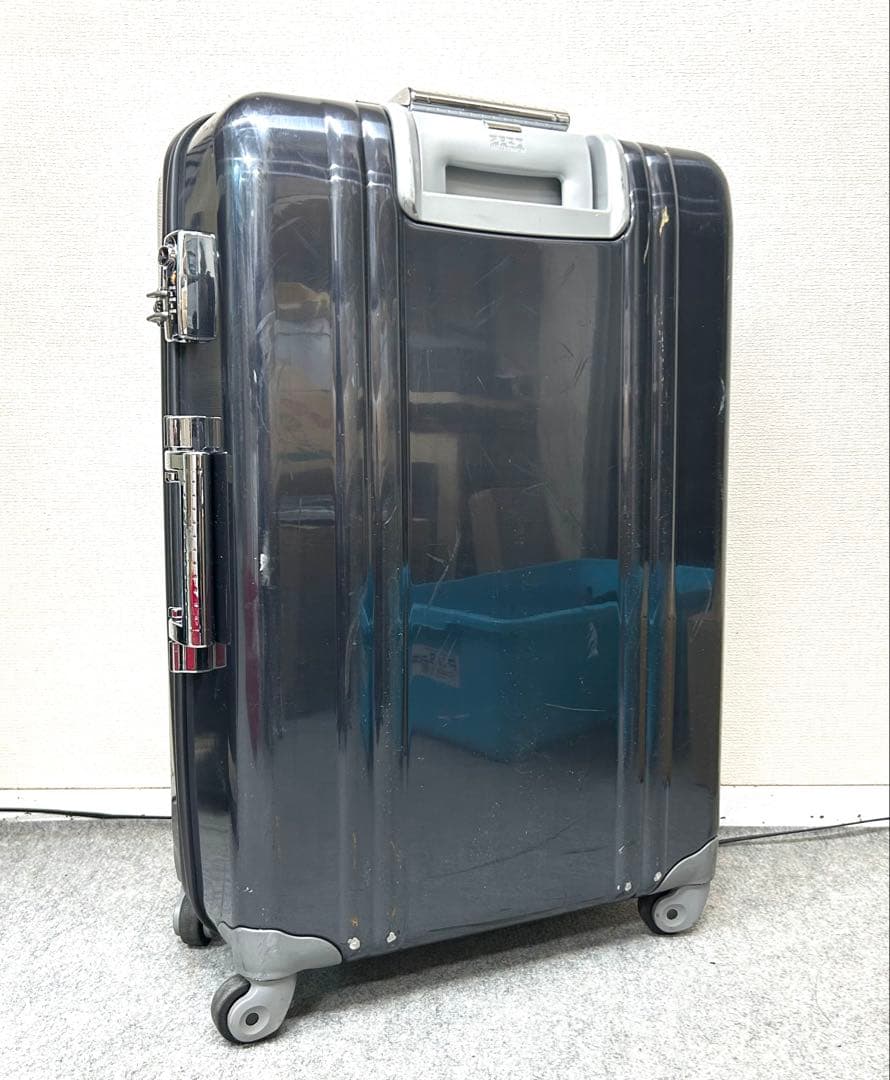ゼロハリバートン 4輪 キャリーケース グレー系 大容量 傷あり