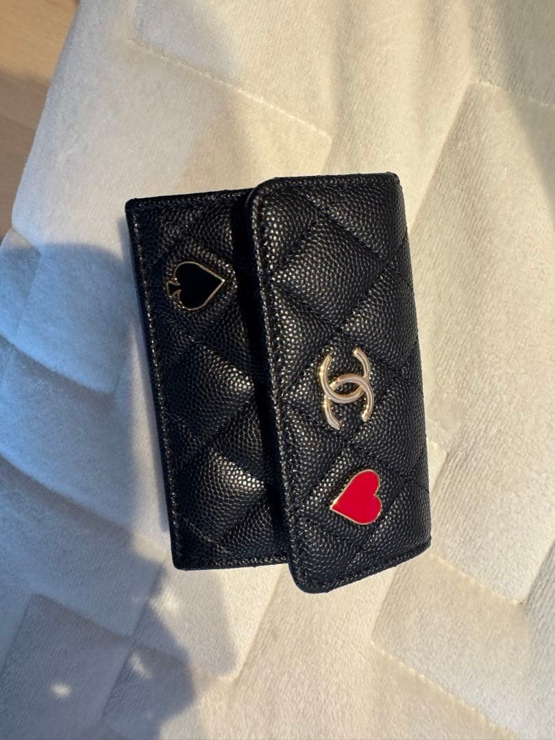 CHANEL　三つ折り財布 スモールフラップウォレット
