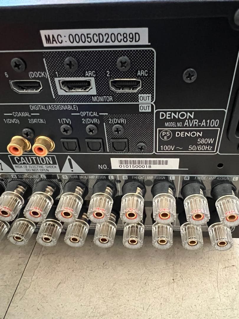 DENON AVR-A100 100周年モデル デノン アンプ