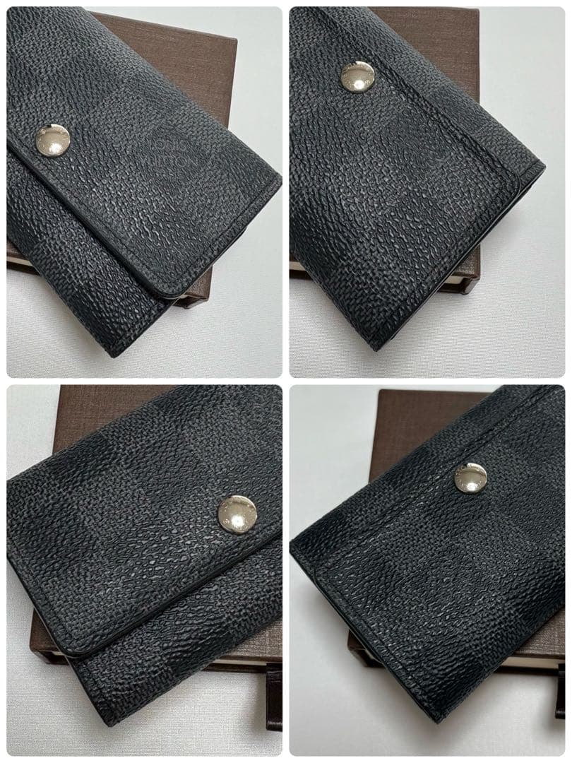 ルイヴィトン　ダミエ　グラフィット　ミュルティクレ　6連キーケース