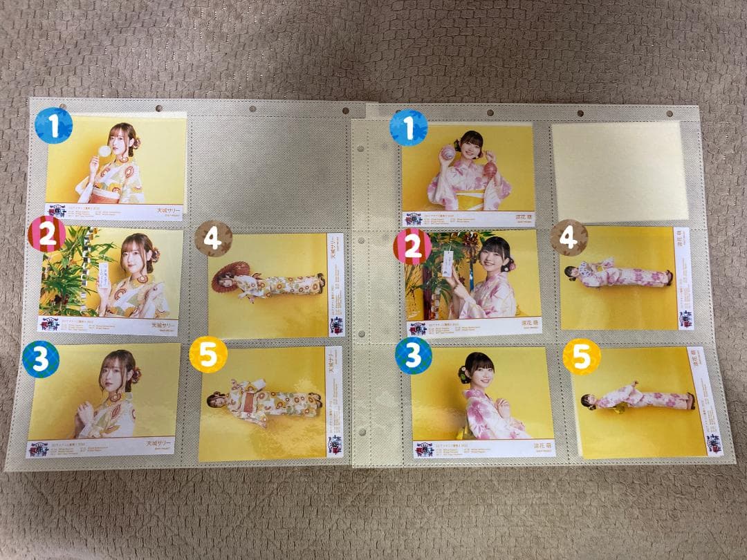 22/7　ナナニジ　夏祭り2022　浴衣衣装　ブロマイド　バラ売り