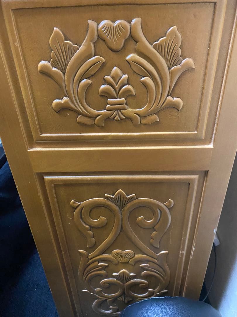 最高級♦️ヴィンテージ チェスト♦️豪華絢爛 美術品の様な3面彫刻♦️美品♦️送料込