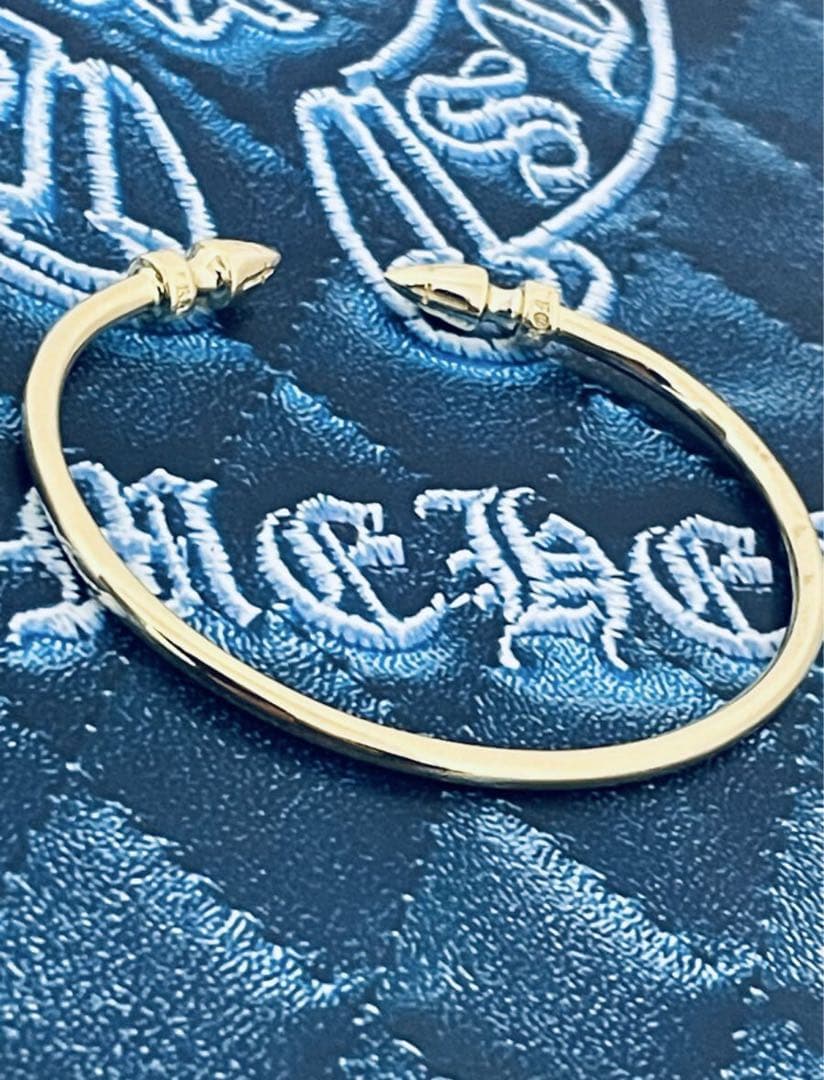 あ*様 Chrome Heartsクロムハーツ　スパイクカフバングル　22K