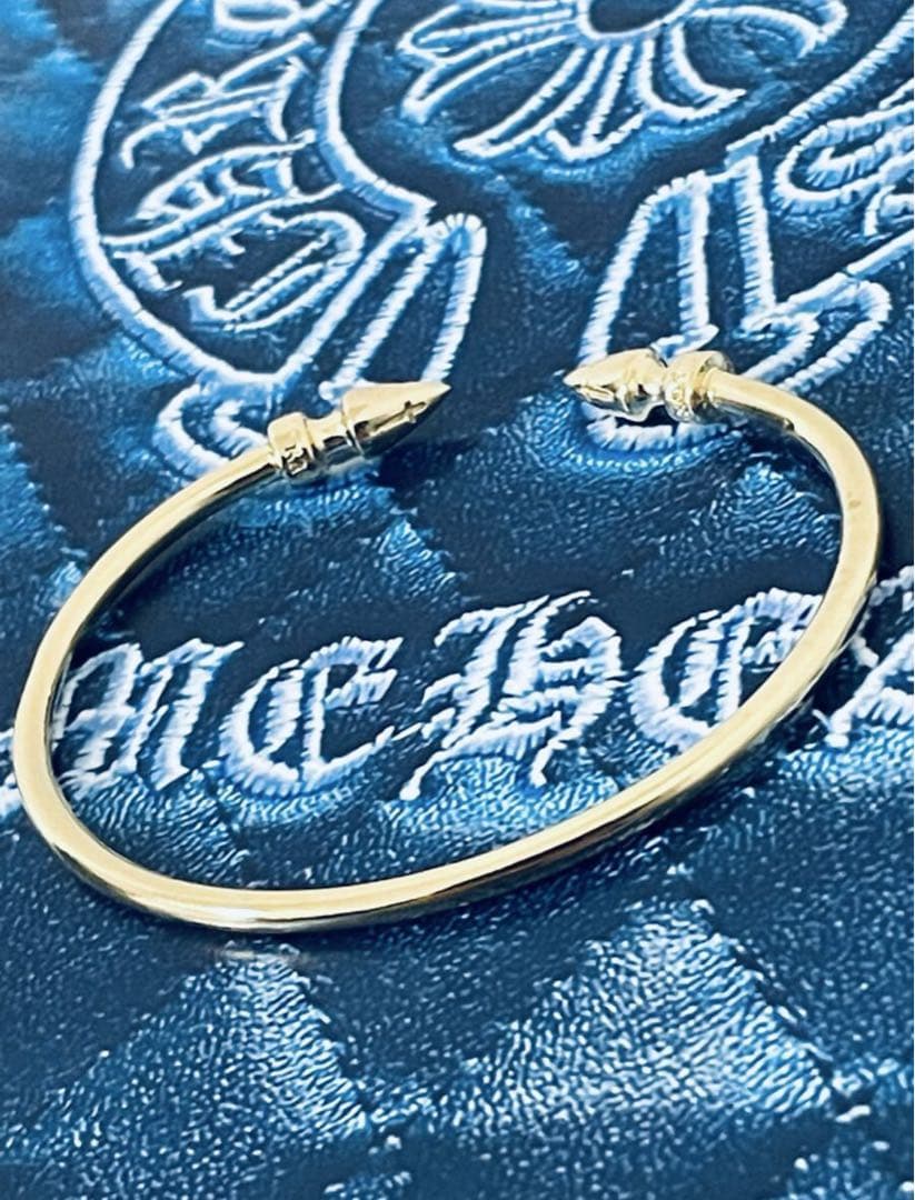 あ*様 Chrome Heartsクロムハーツ　スパイクカフバングル　22K