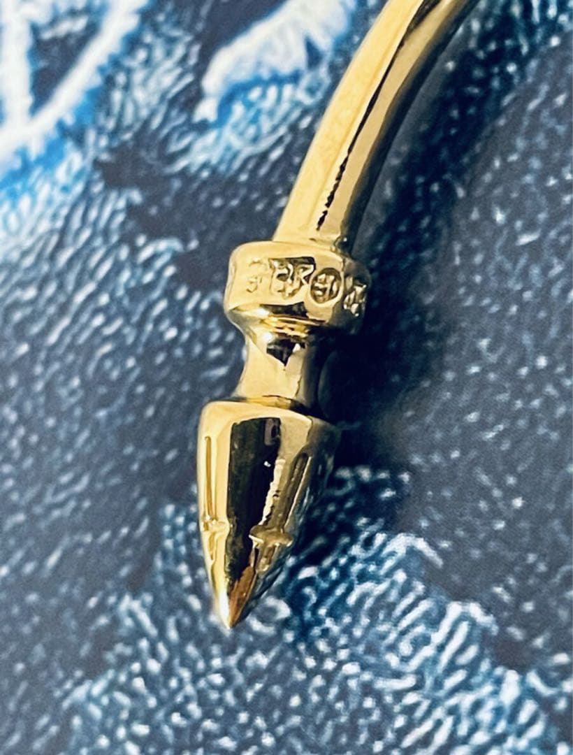 あ*様 Chrome Heartsクロムハーツ　スパイクカフバングル　22K