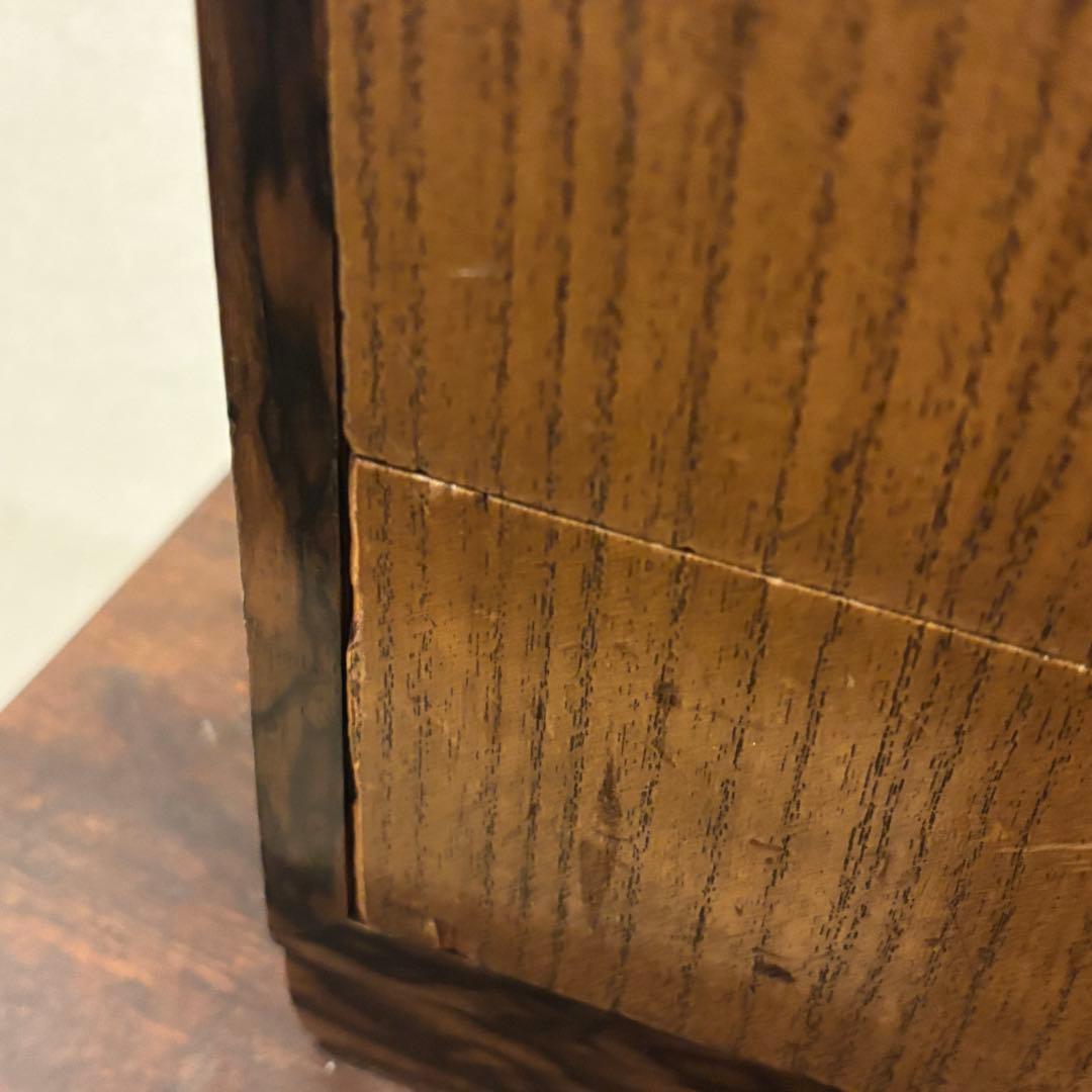 無印　古道具　小さめ引き出し棚　アンティーク棚