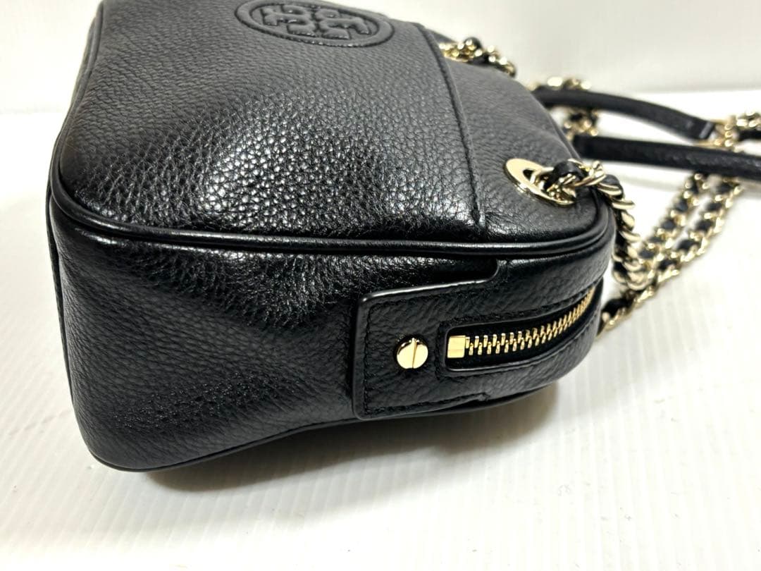 【未使用近い】トリーバーチショルダーバッグ タッセル付ポシェット 黒