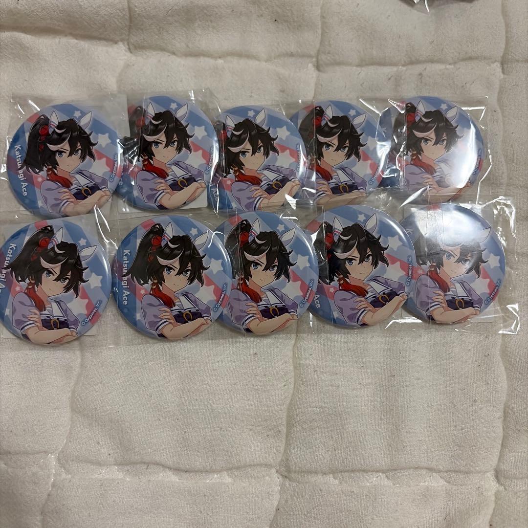 カツラギエース 公式 缶バッジ 10点 制服