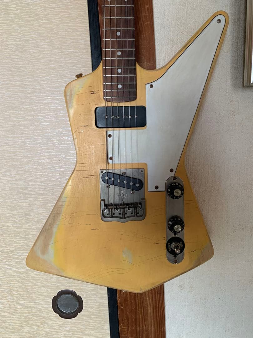 エクスプローラーエルボーカット　テレキャスター　ノーブランドP-90 レリック