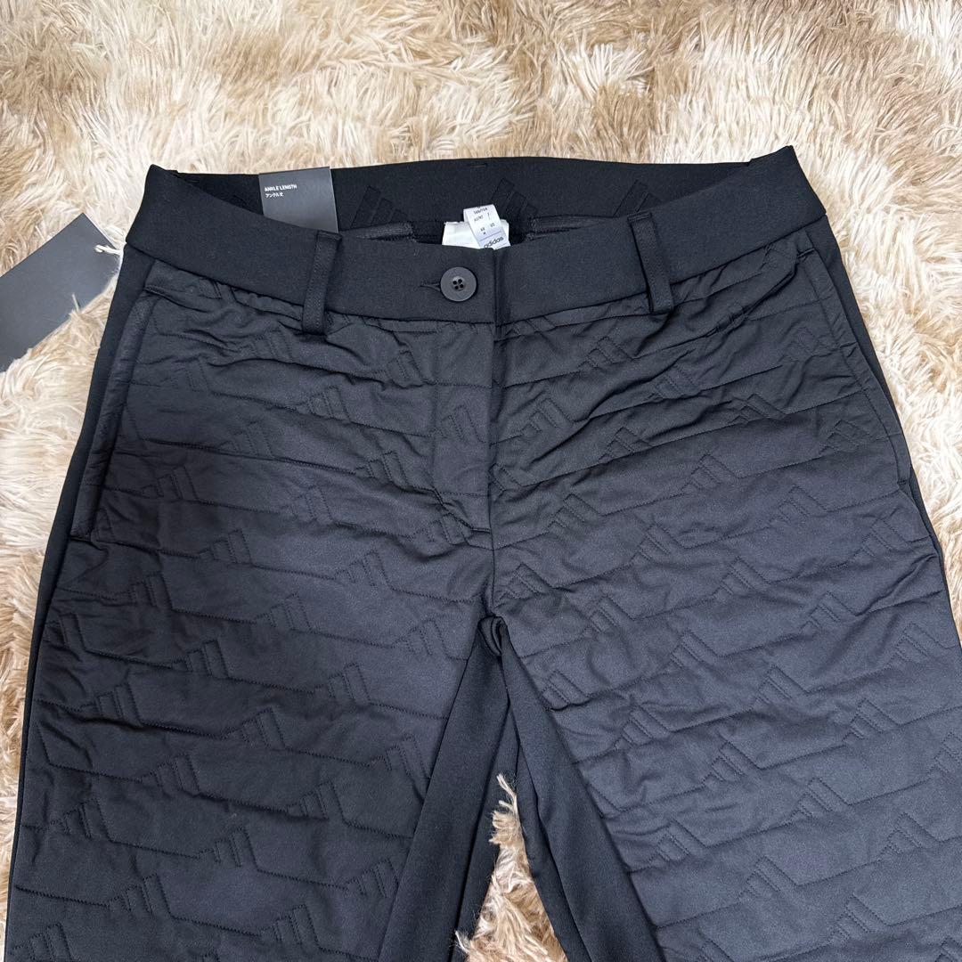 新品タグ付きAdidas9分丈キルティングスリムフィットパンツ