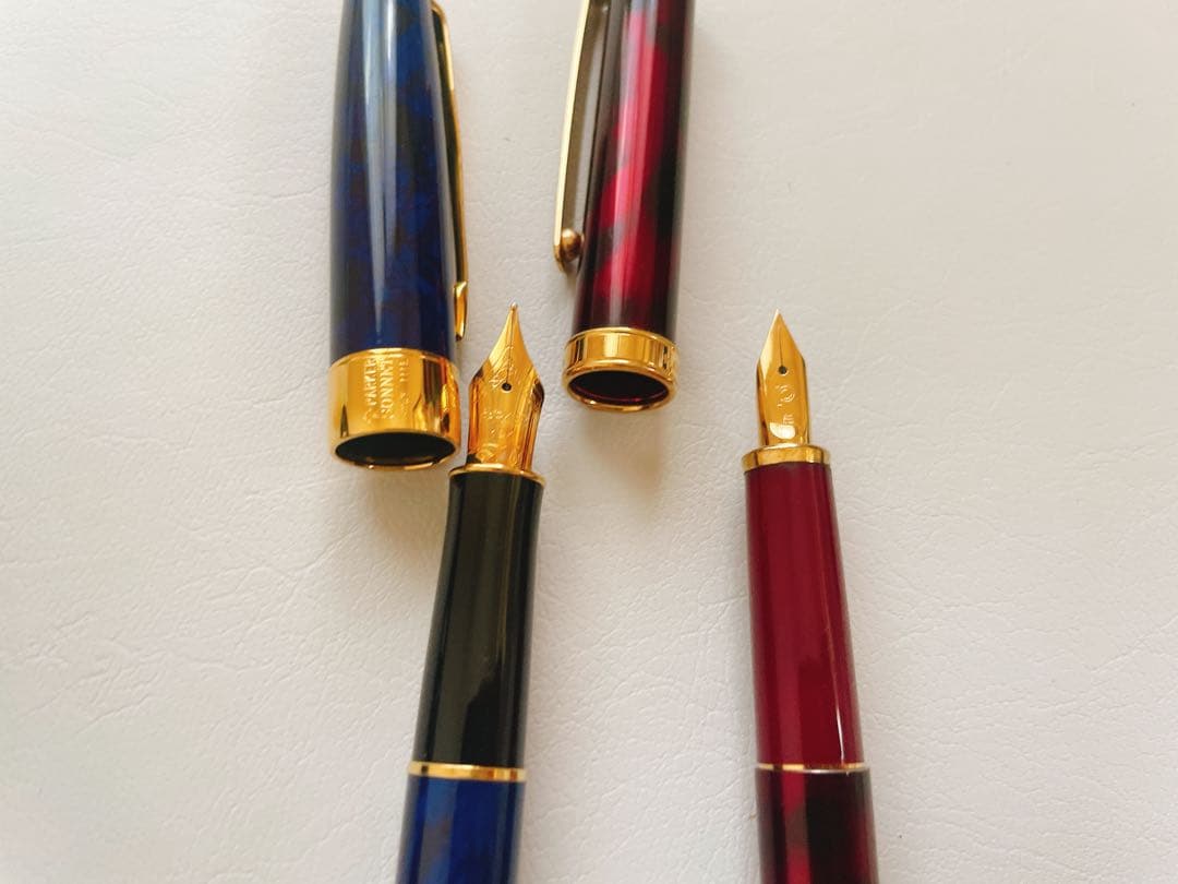 【未使用】Parker 万年筆　ソネット18K ベラージュプラチナ
