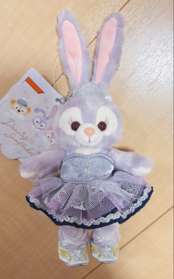 リーナベル　ステラルー　ダッフィー　ぬいぐるみバッジ　ダンシングスノーフレークス