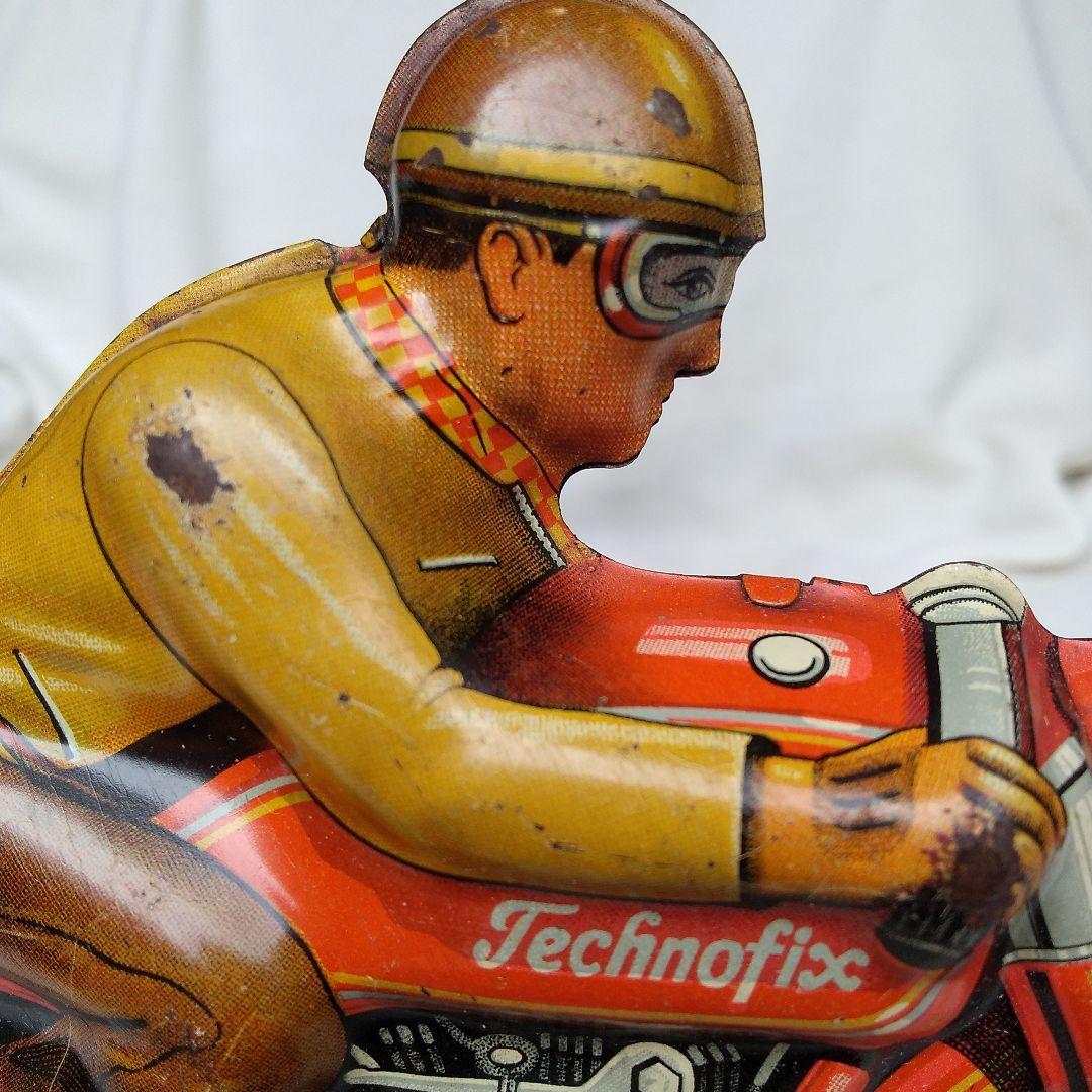 アメリカ占領下ドイツ製 ブリキ オートバイ バイク レトロ ビンテージ 古い