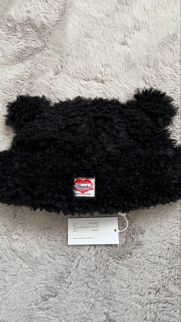 ★新品未使用タグ付き★Basicks くまビーニー