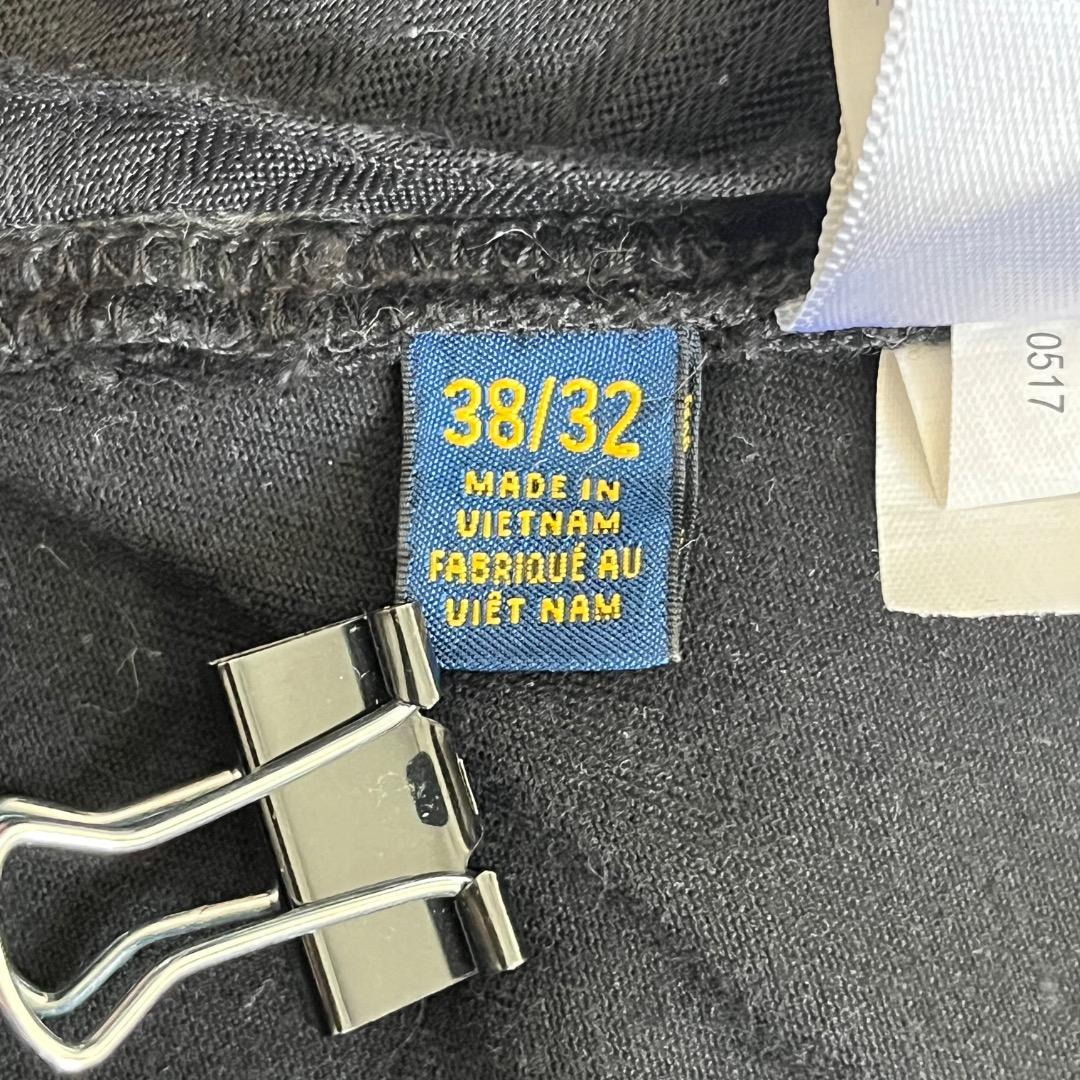 ポロ ラルフローレン W38 ポロチノ チノパン ボトム 古着 黒 16611