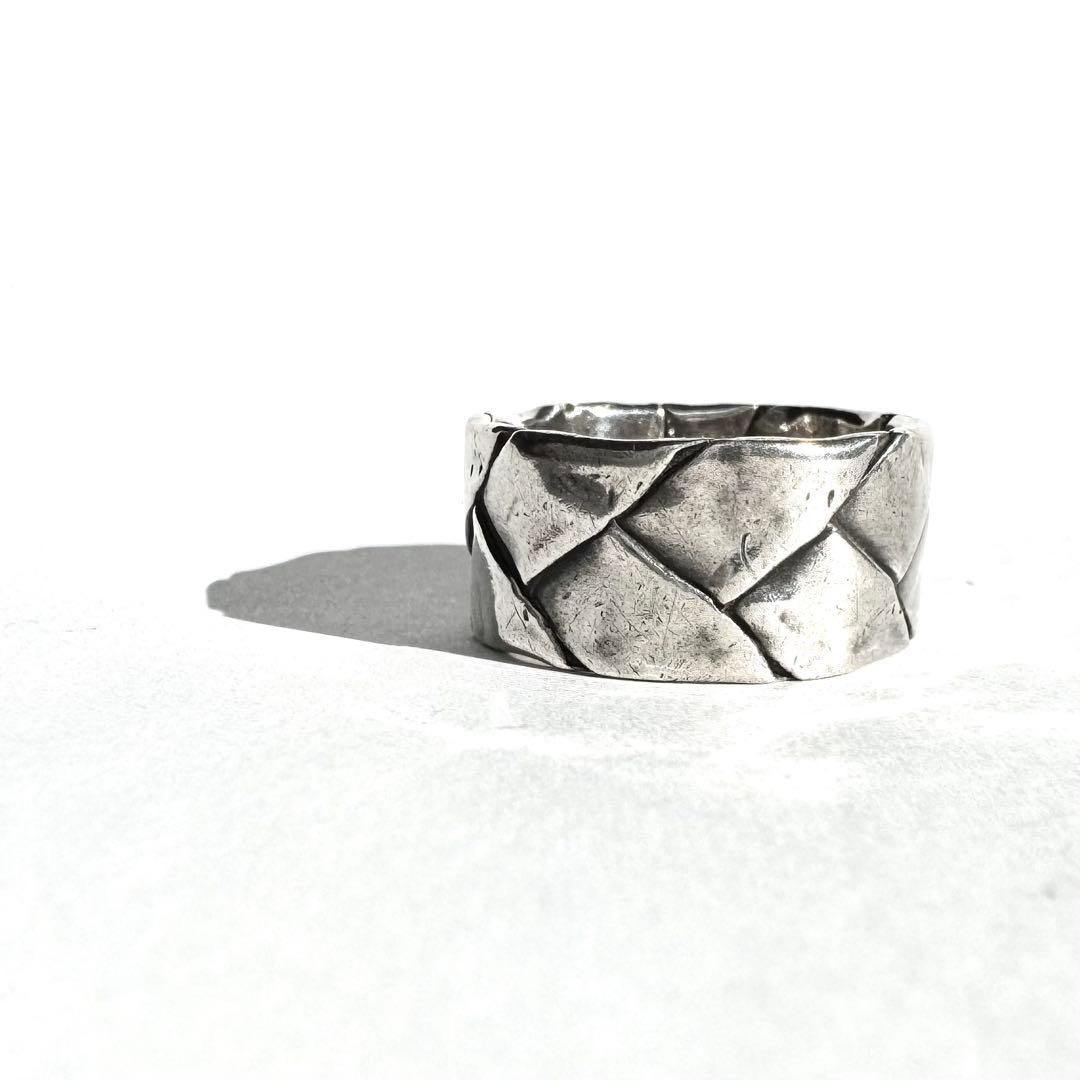 アクセサリー Mexcican Silver 925 Mesh Ring Vintage