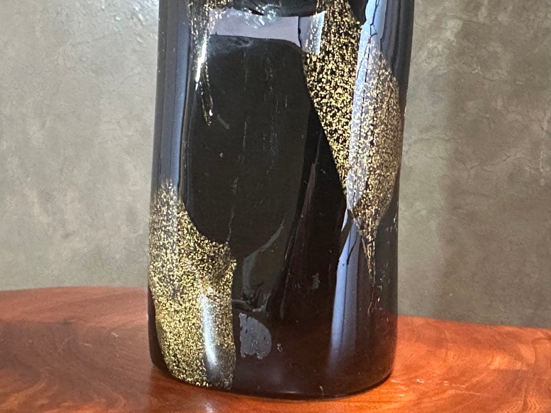 「Seguso Murano」黒いガラス製　置物